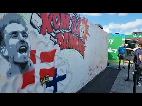 A tribute to Christian Eriksen - Ofelia Plads - England vs Coatia Euro20