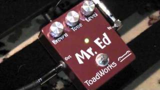 Video thumbnail for Toadworks Mr.Ed Overdrive Pedal Demo by TheToneShack
