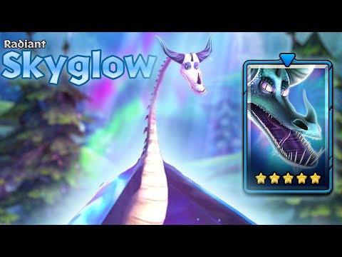 Radiant Skyglow — 5-Star Premium Blue Typhoomerang | Dragons: Titan Uprising
