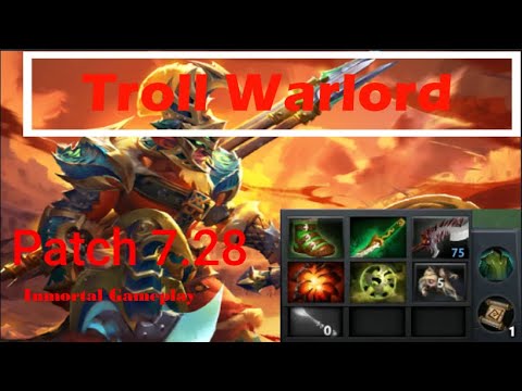 Pro troll warlord top 33 inmortal gameplay | Patch 7.28 |