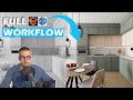 Create A Realistic Kitchen In 15 Minutes Enscape Sketchup