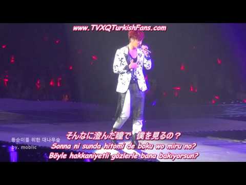 [TR/JP/Romaji Subs] Tohoshinki - Heart , Mind and Soul (Live Performance) Türkçe Altyazılı