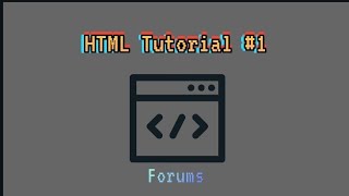 How To Make A Forum In HTML