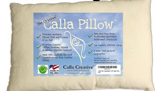 Testing the Original, Organic Calla Pillow