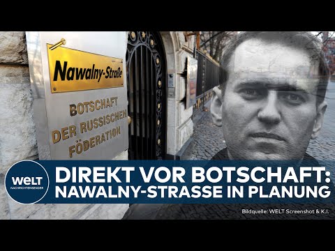 Video Thumbnail: BERLIN: Straße an russischer Botschaft soll offiziell in Nawalny Straße umbenannt werden!