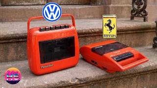 One Was Dead, One Was Dying: Saving 2 Red Panasonic Cassette Recorders