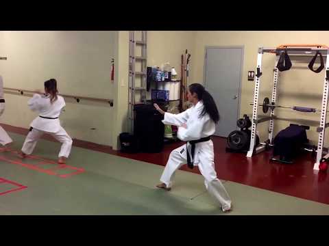 BushidokarateshotokanUSA - Kata training session - Jumps