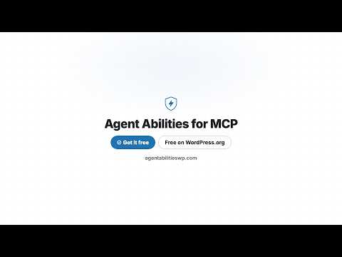 Agent Abilities for MCP walkthrough