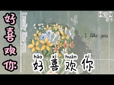 颜人中 —【好喜欢你 Hao Xi Huan Ni/I Really Like You 】PINYIN Lyrics 拼音歌词 |English translate 動態歌词🎶🎵