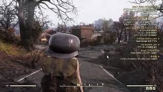 【ほぼ毎日プレイ配信中】fallout 76　初心者女が下手プレイするフォールアウト７６　ファスハナトのふくろうマスクはかわいいね☆　釜をかぶっているみたい★笑　生配信中はコメント歓迎