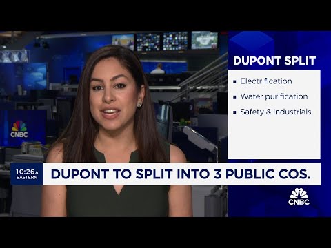 DuPont to split into three companies