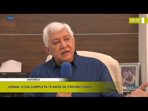 Diretor-Presidente do Sistema O Dia de Comunicação fala sobre os 70 anos do Jornal 01 02 2021