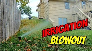 How I Winterize Sprinkler Systems