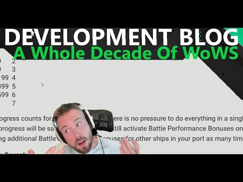 Development Blog - A Whole Decade Of WoWS