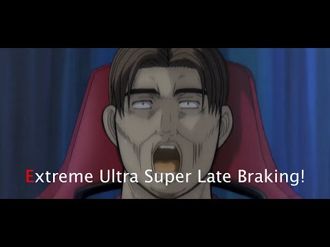 Initial D - Extreme Ultra Super Late Braking!