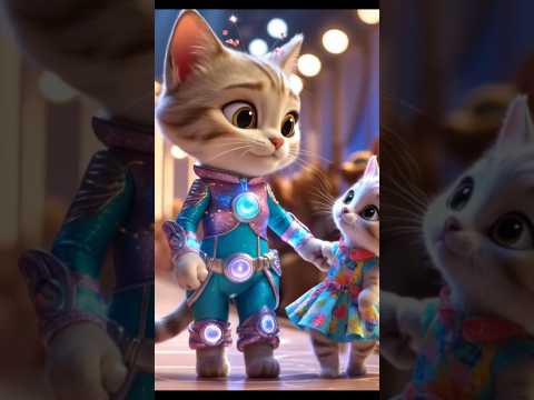 cute cat kitten catwalk. #cute #ai #shorts