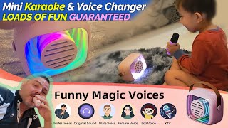 This Toddler is a MONSTER! Voice Changer & Mini Karaoke Machine for Kids - Best Toys for Kids