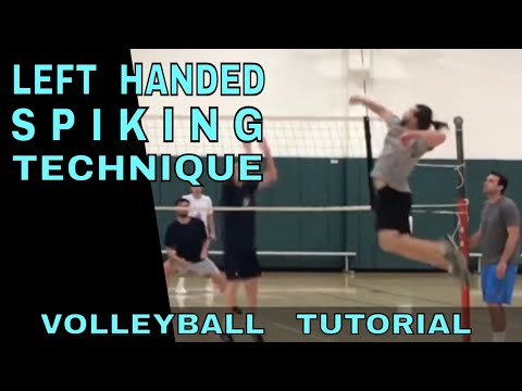 Left Handed Spiking Technique | Volleyball Tutorial thumbnail