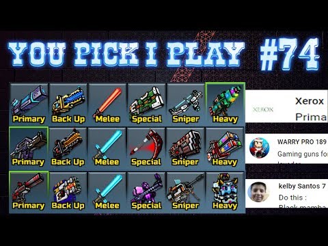 You Pick,I Play! #74 - Pixel Gun 3D (Can we get 400 likes?)