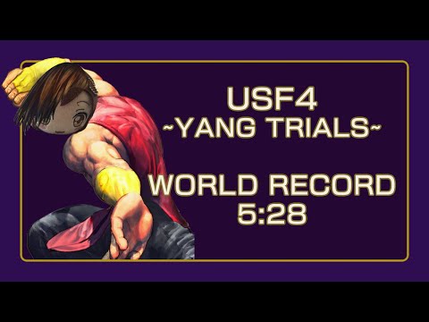 USF4 Yang Trials Speedrun WR - 5:28