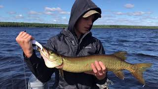preview picture of video 'Northern Maine Remote Muskie Fishing'