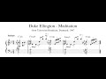 Duke Ellington - Meditation - Piano Transcription (Sheet Music in Description)