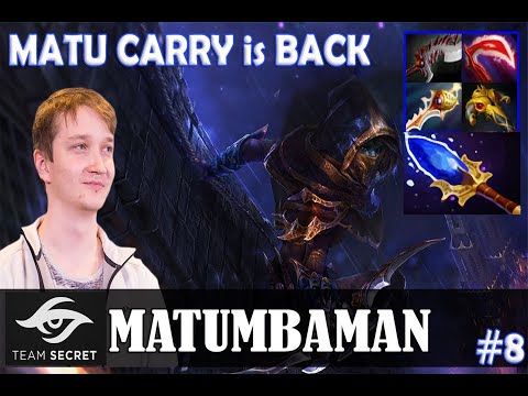MATUMBAMAN PHANTOM ASSASIN DIVINE RAPIER COMEBACK|PA SPAMMING IN PROCESS FOR MATU! #SECRET #DOTA2