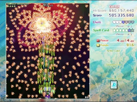 Touhou 18 ~ Unconnected Marketeers - Extra Stage Perfect (Sanae)
