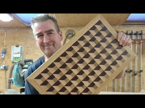 How to make a 3D cutting board #woodworking #how #video