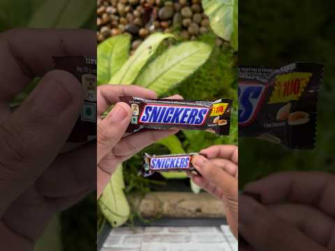 Small Snickers Vs Big Snickers #shortvideo #snickers #viral #chocolate #m4tech
