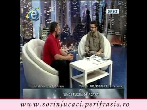 Sorin Lucaci si poetul Adrian Suciu la emisiunea Unde fugim de acasa