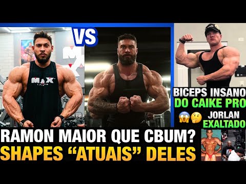 RAMON ESTÁ MAIOR QUE CBUM ? SUPEROU CBUM NO VOLUME MUSCULAR ? + CAIKE PRO INSANO