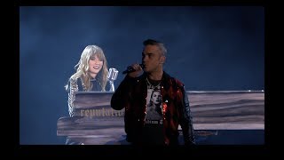 Taylor Swift y Robbie Williams cantaron juntos "Angels"