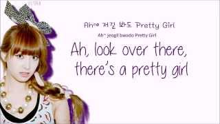 f(x) -  Pretty Girl (Color Coded Lyrics: Hangul, Romaji, English)