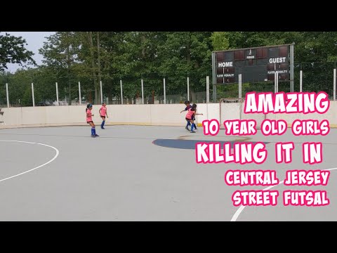 AMAZING 10 YEAR OLD GIRLS KILLING IT AT CENTRAL JERSEY STREET FUTSAL