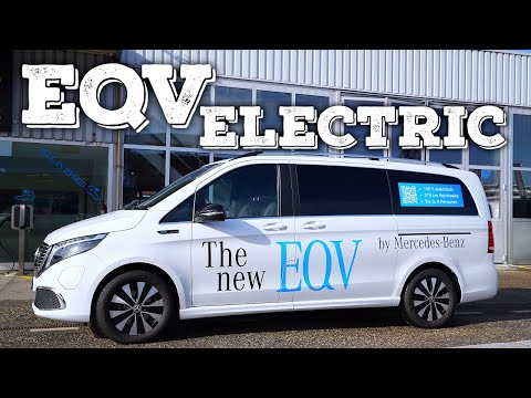 New Mercedes EQV 300 Electric Van 2021 Review Interior Exterior