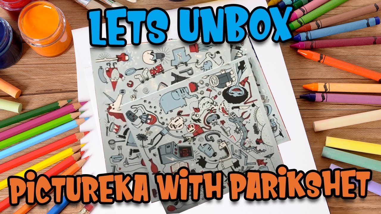 Lets Unbox pictureka with Parikshet and Kids Fun Learn Club