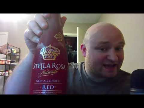 I think that's just carbonated juice! Friday Night Wine Tasting Stella Rosa Non Alcoholic Red 