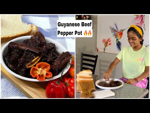 Guyanese 🇬🇾Pepper Pot #viralvideo #guyaneserecipe #pepperpots #viralshort