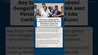 Roy Suryo Tuding Jokowi Gengsi Pakai Ijazah SMA saat Pencalonan, Sebut Ada Cerita dari Tokoh Kunci