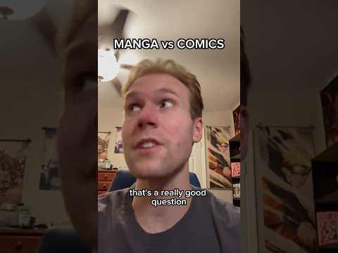 MANGA vs. COMICS #shorts