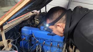 Back to work on the 1961 Chevy Bel Air. Will she run?