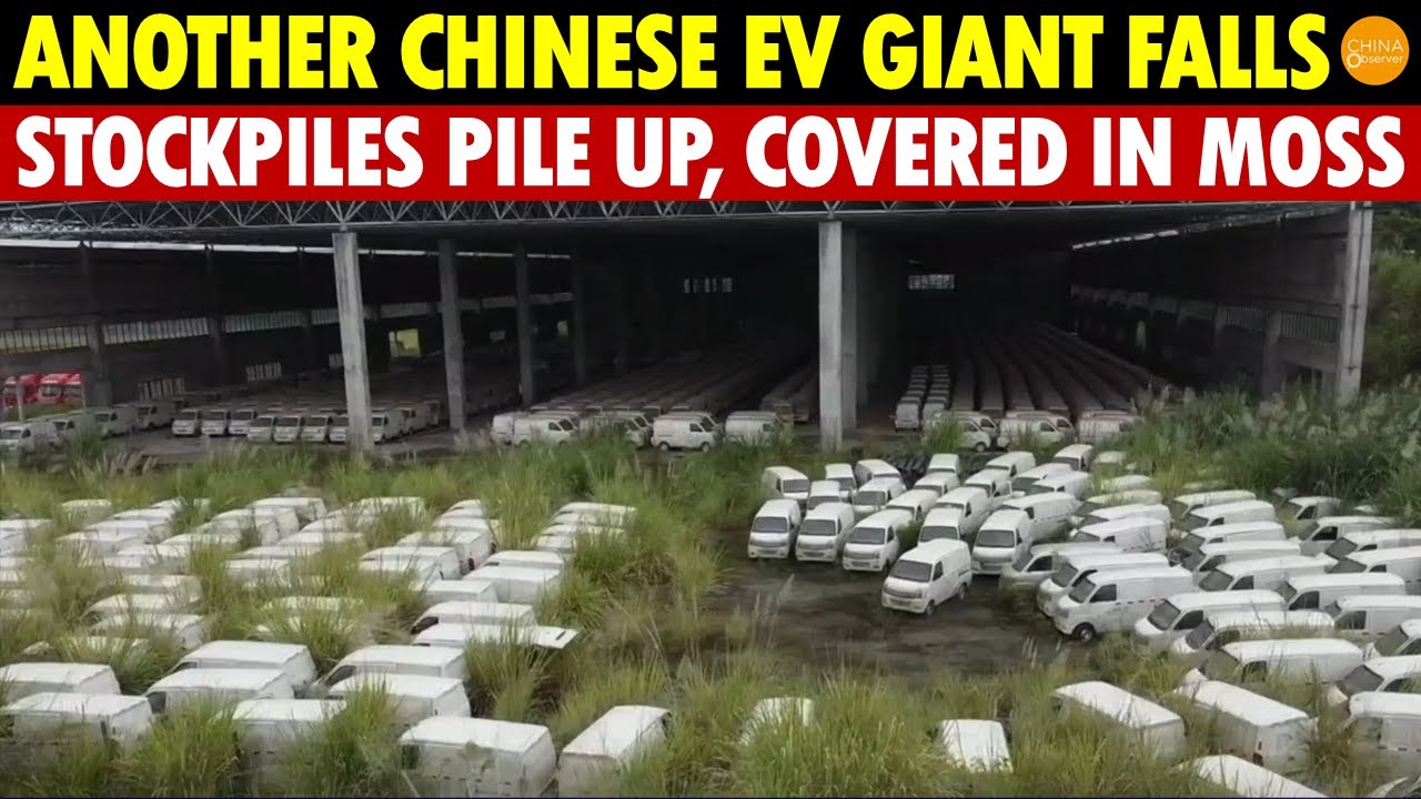 Another Chinese EV Giant Falls! Stockpiles Pile Up, Covered in Moss, 300 km Range Only Gets 60 km