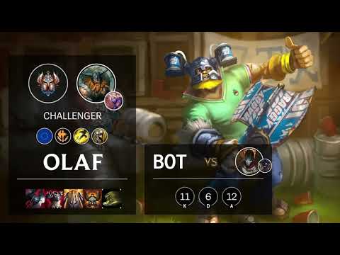 Olaf Bot vs Jhin -  EUW Challenger
