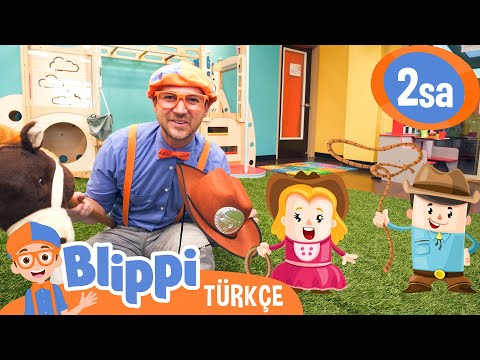 Blippi Kapalı Oyun Parkını Ziyaret Ediyor | Blippi Türkçe - Çocuklar için Eğitici Videolar