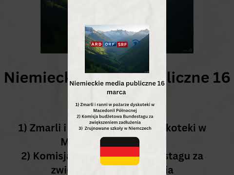 Niemieckie media publiczne 16 marca