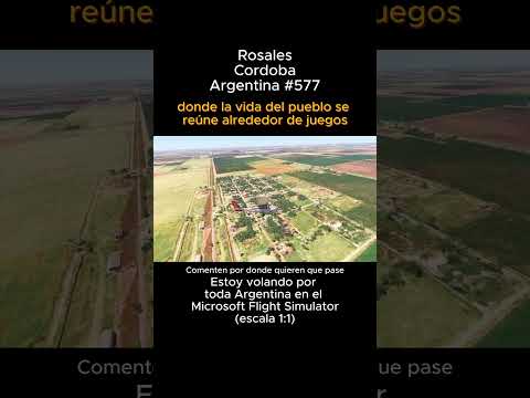 Rosales, Cordoba desde el Microsoft Flight Simulator #rosales #cordoba #msfs #joaha45