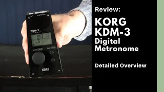 Video thumbnail for Korg KDM-3 Metronome Review by Worship Blender