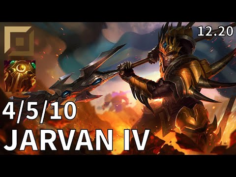 Jarvan IV Top vs Cassiopeia - Ranked Grandmaster - Patch KR 12.20