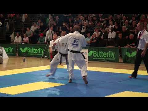 British Karate Kyokushinkai Gabor Rozsa v David Hitie